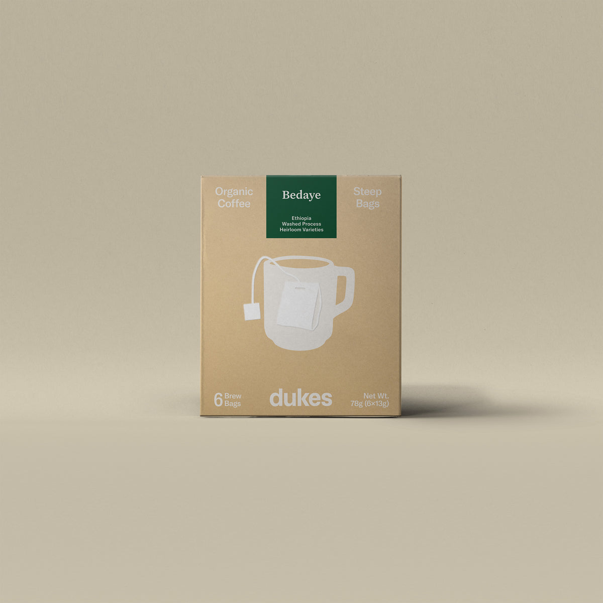 Ethiopia Bedaye — Organic Coffee Steep Bags
